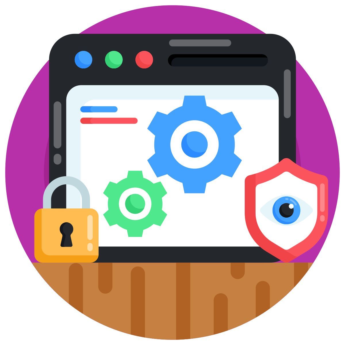 configurações de segurança icon