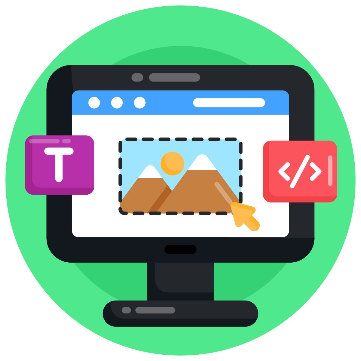 web development icon