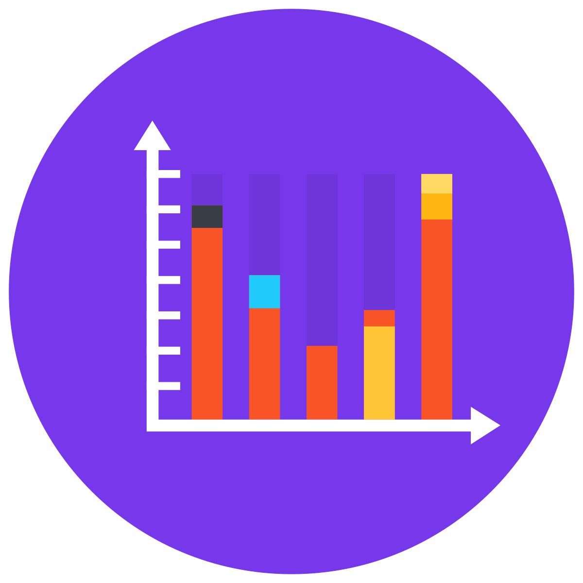 bar graph icon