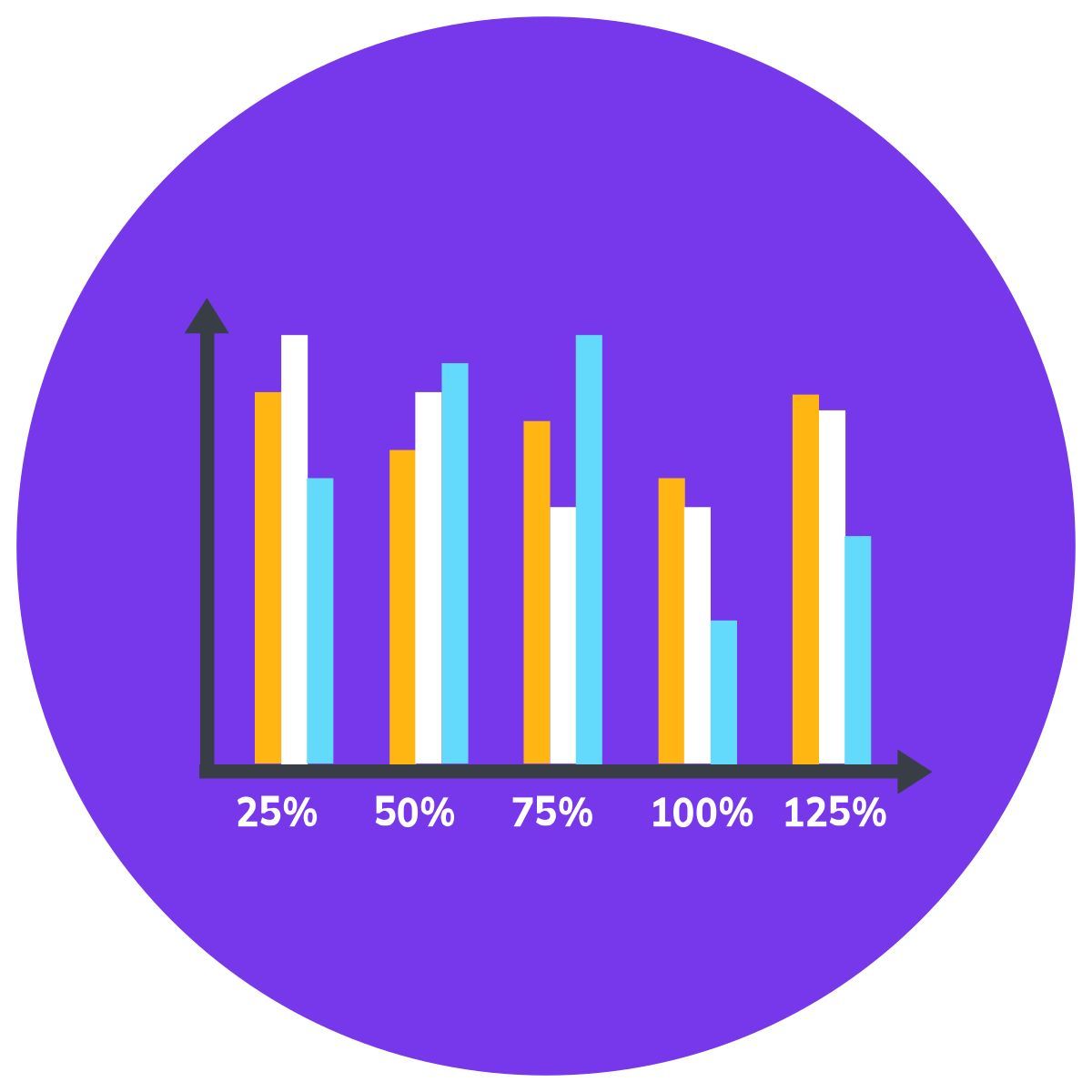 bar graph icon