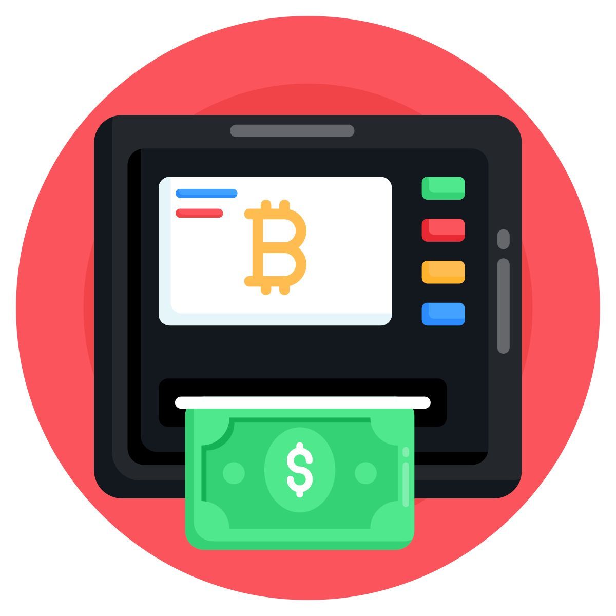 cash withdrawal icon