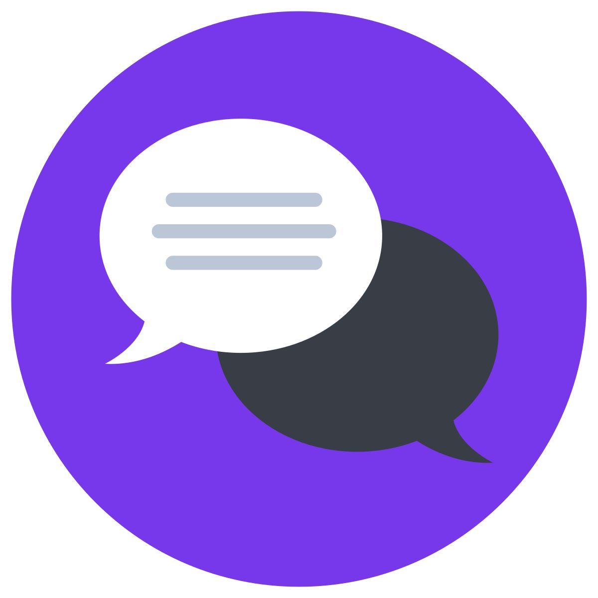 chat bubble icon