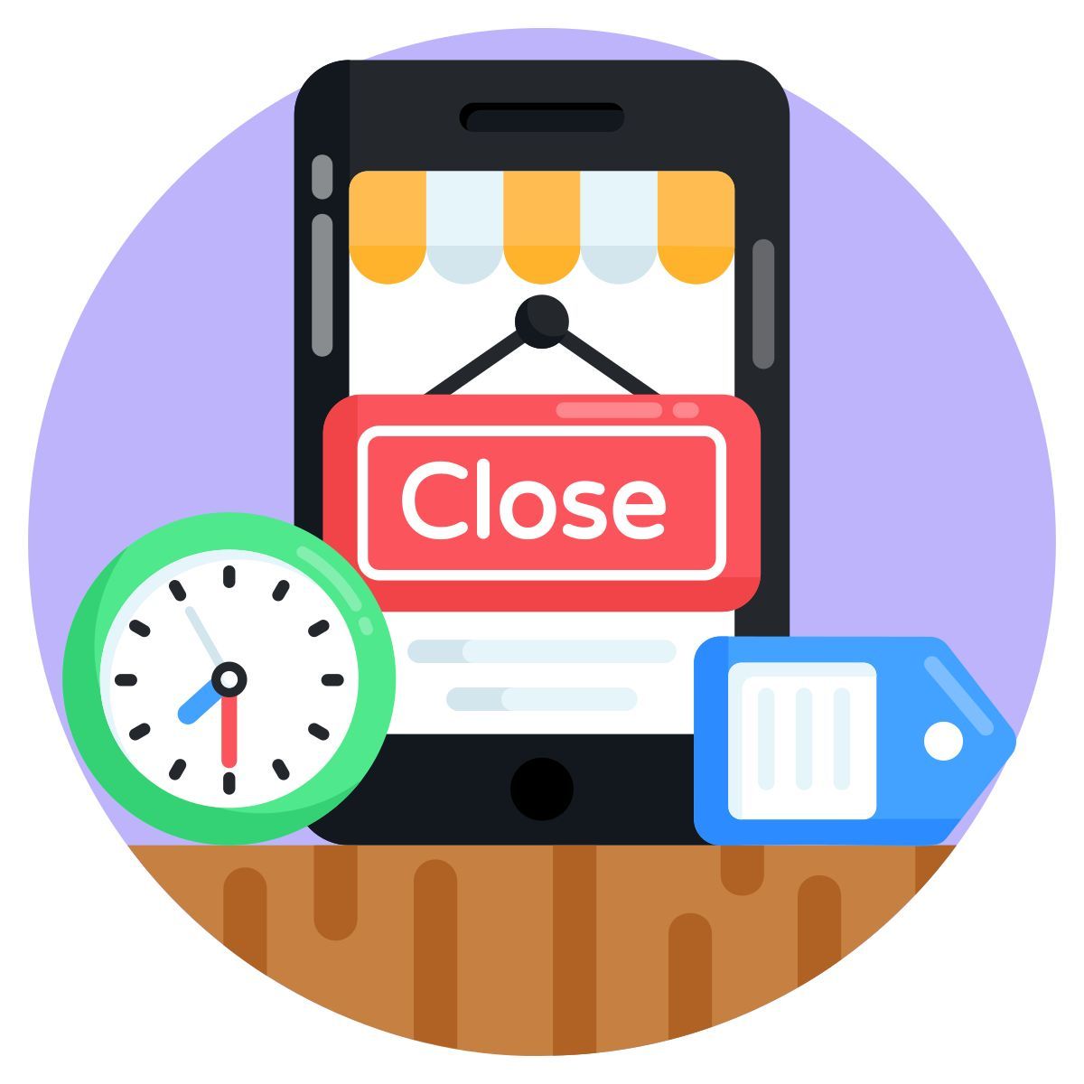 closed door icon