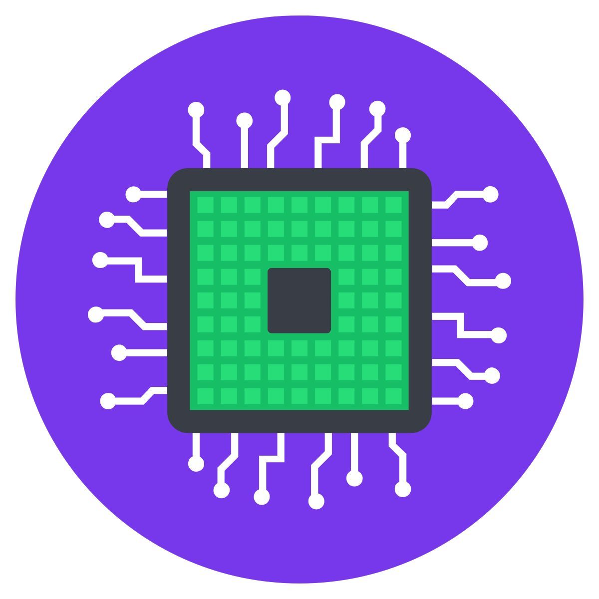 Chip de computadora icon