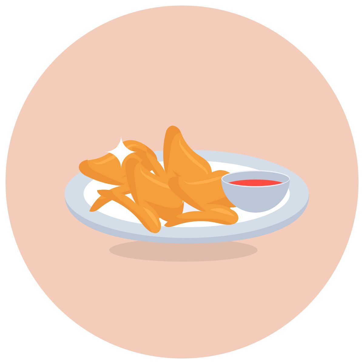 fried chicken icon