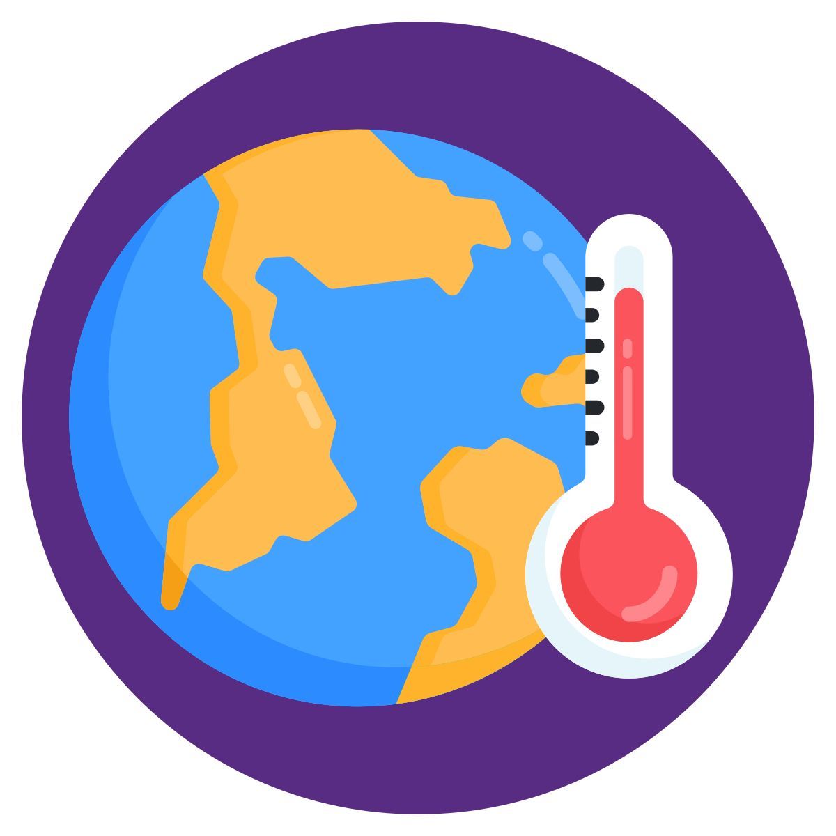 global warming icon