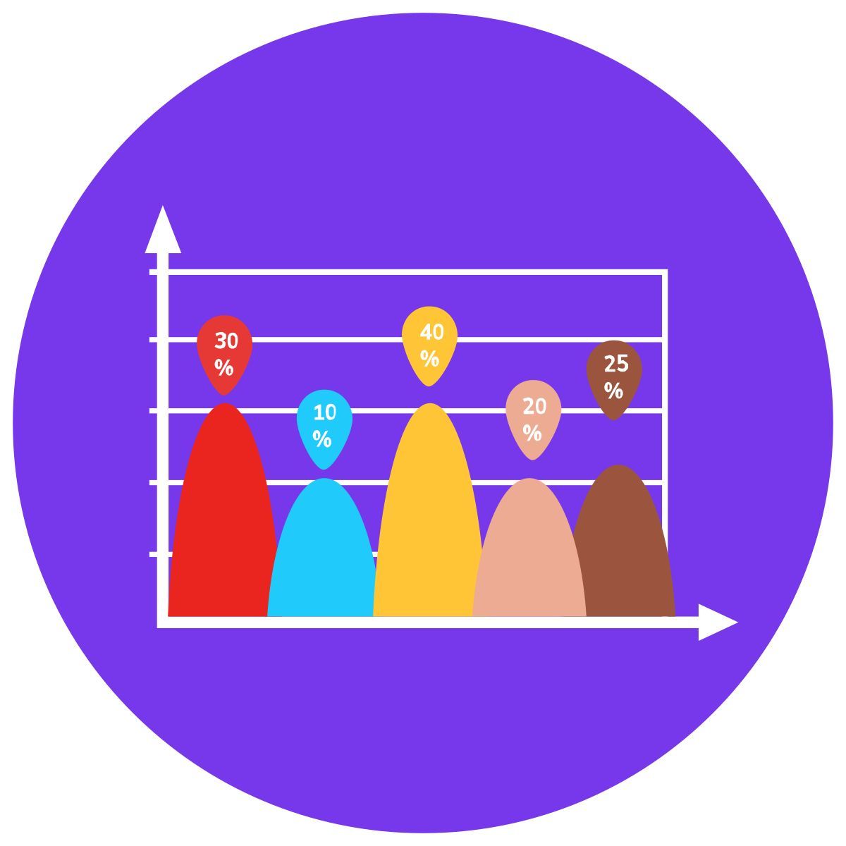 growth chart icon