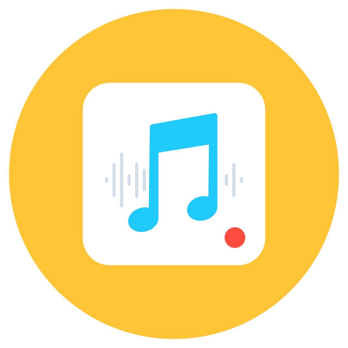 music record icon