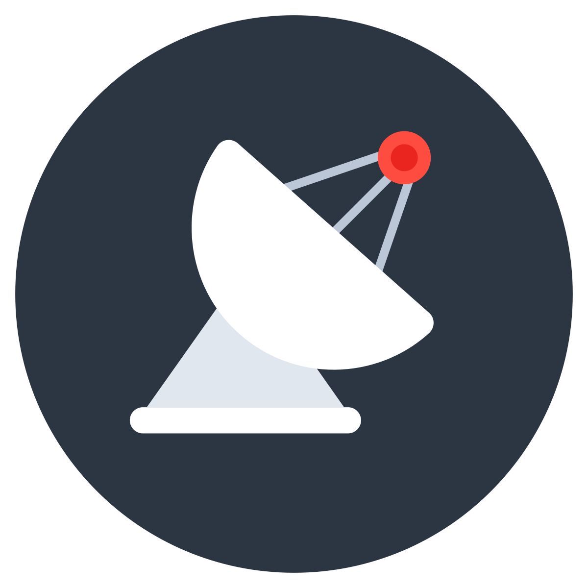 parabolic dishes icon