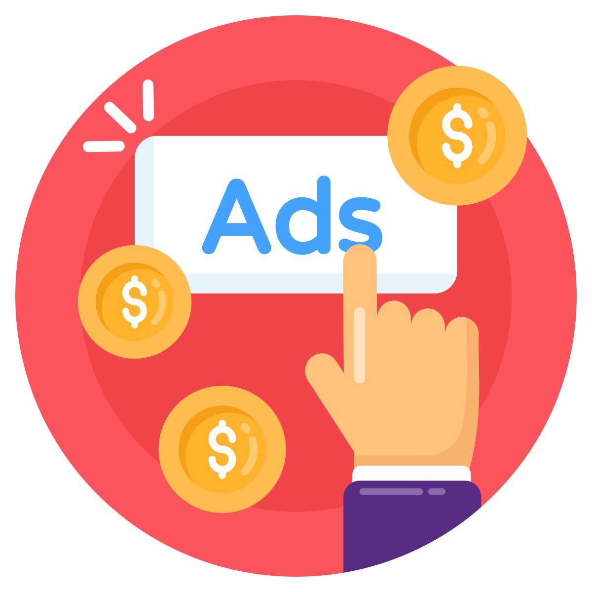 pay per click icon