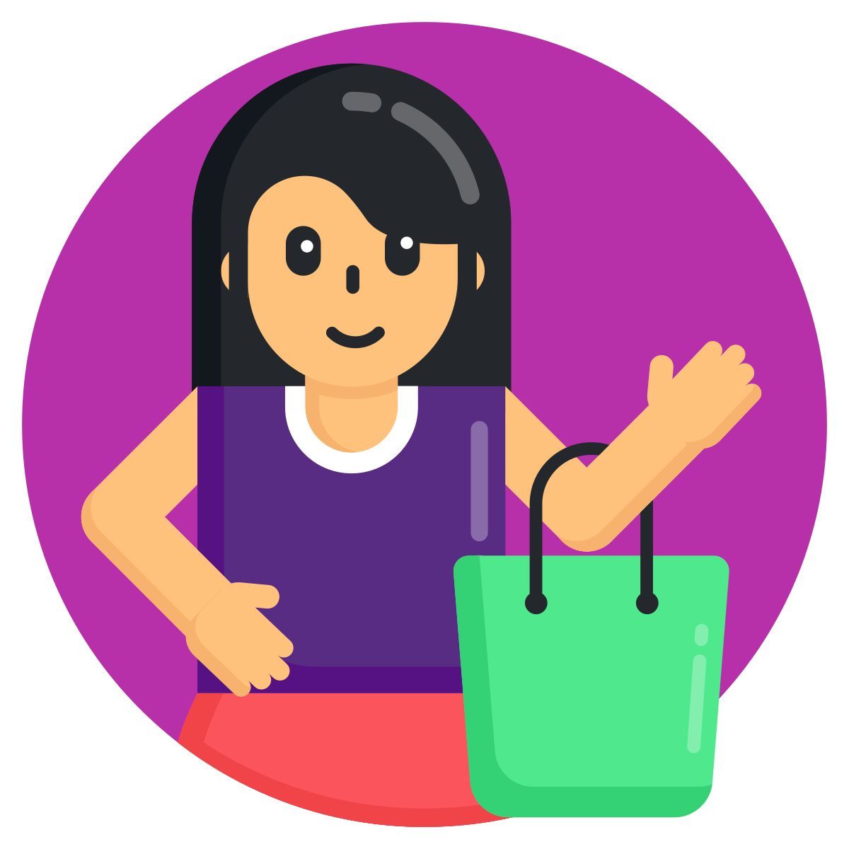 shopping bag icon