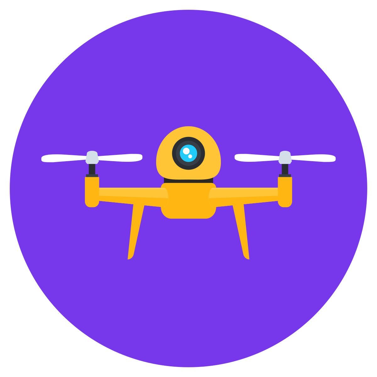 Drone intelligente icon