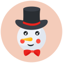 external Snowman-christmas-smashingstocks-circular-smashing-stocks-6 icon