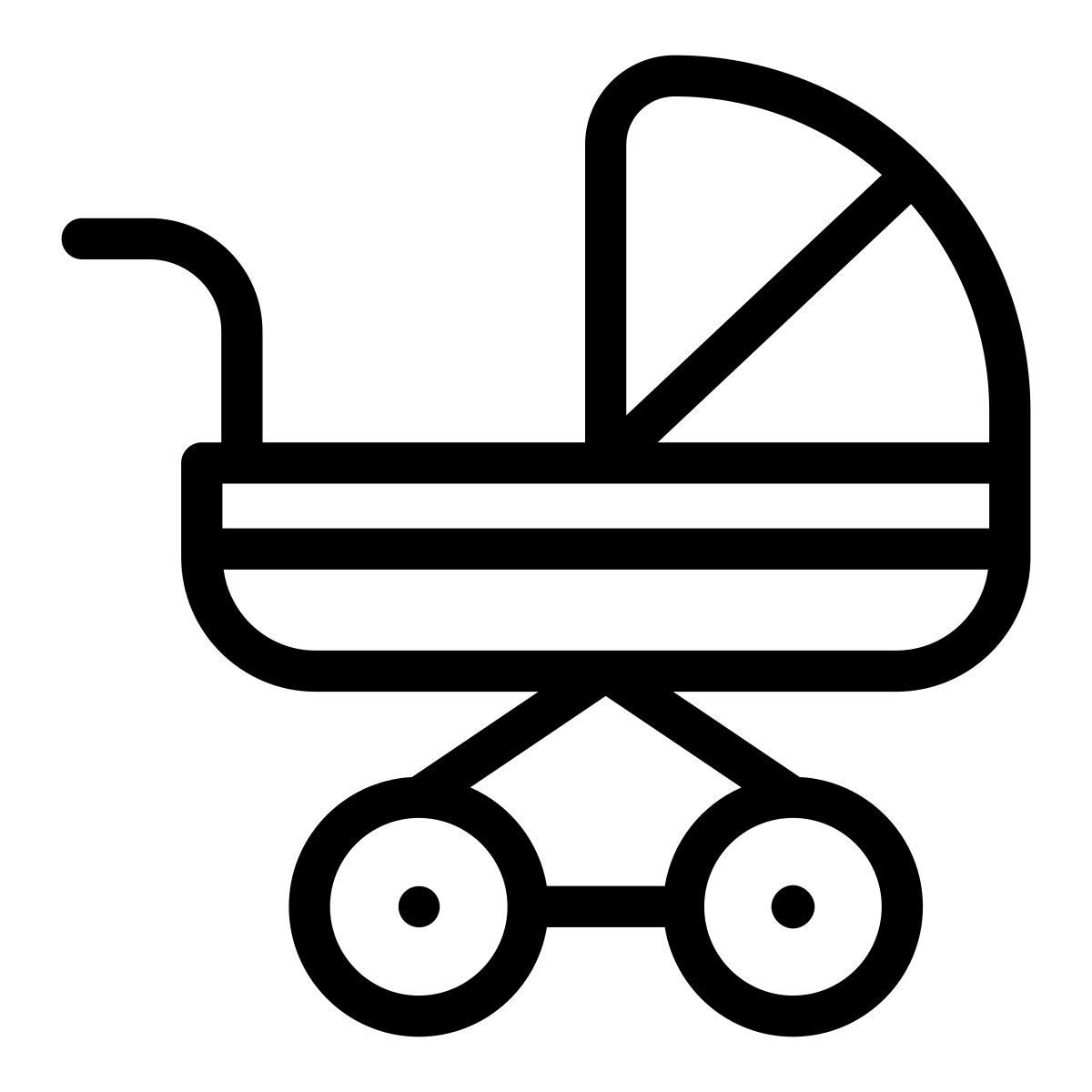 baby stroller icon