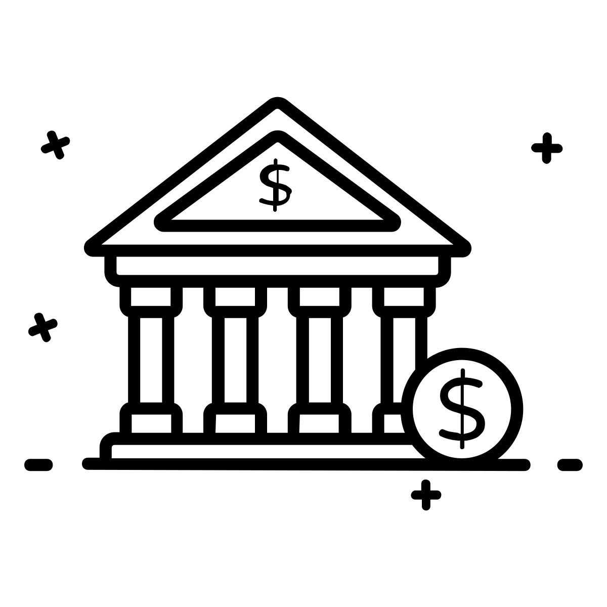 empréstimo bancário icon
