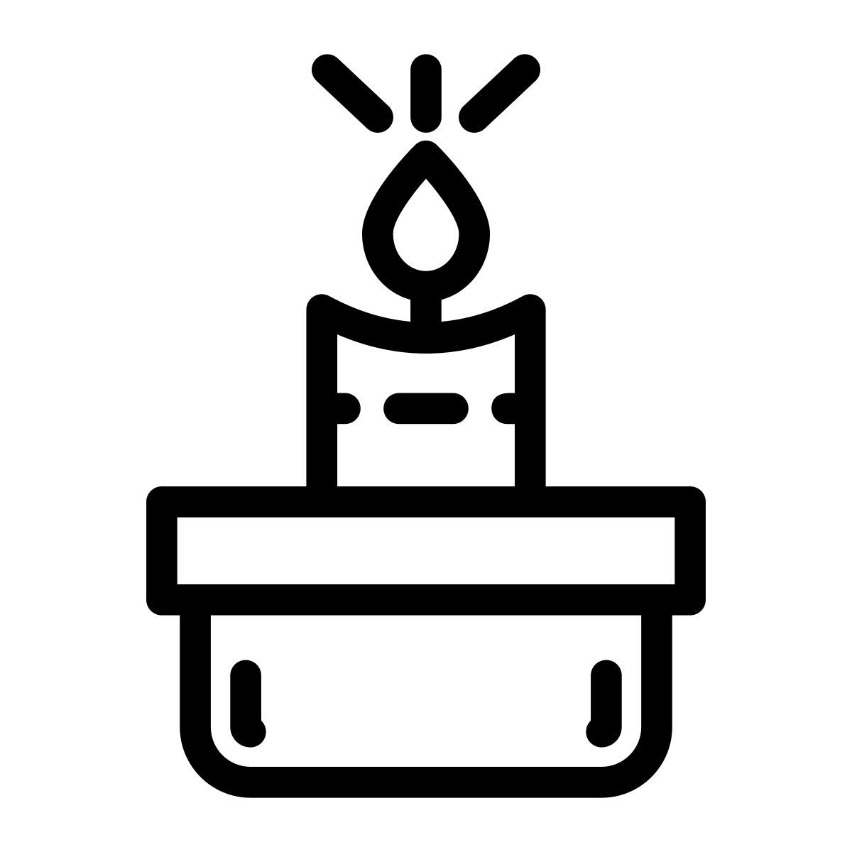 рождественская свеча icon