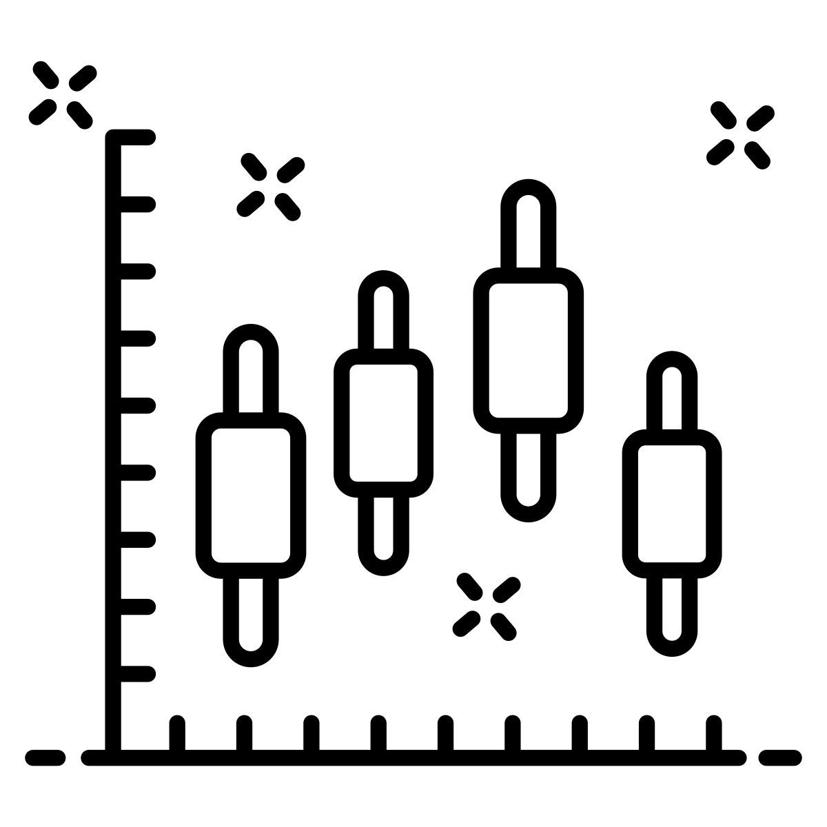 candlestick chart icon