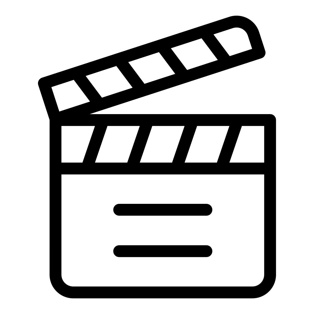 clapperboard icon