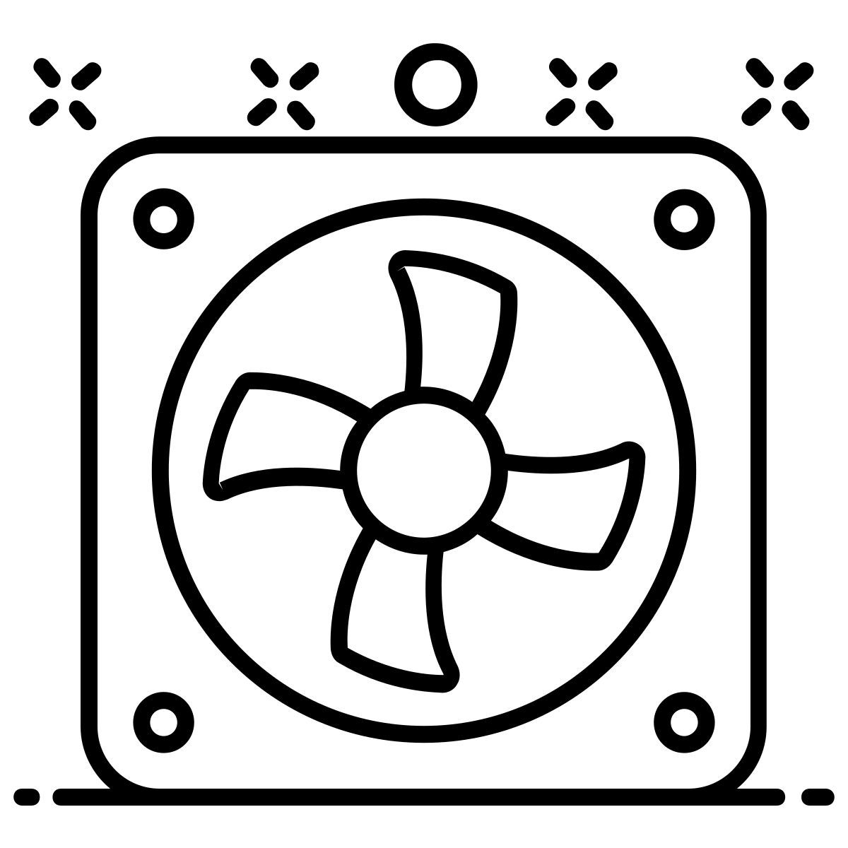 ventilateur d'ordinateur icon