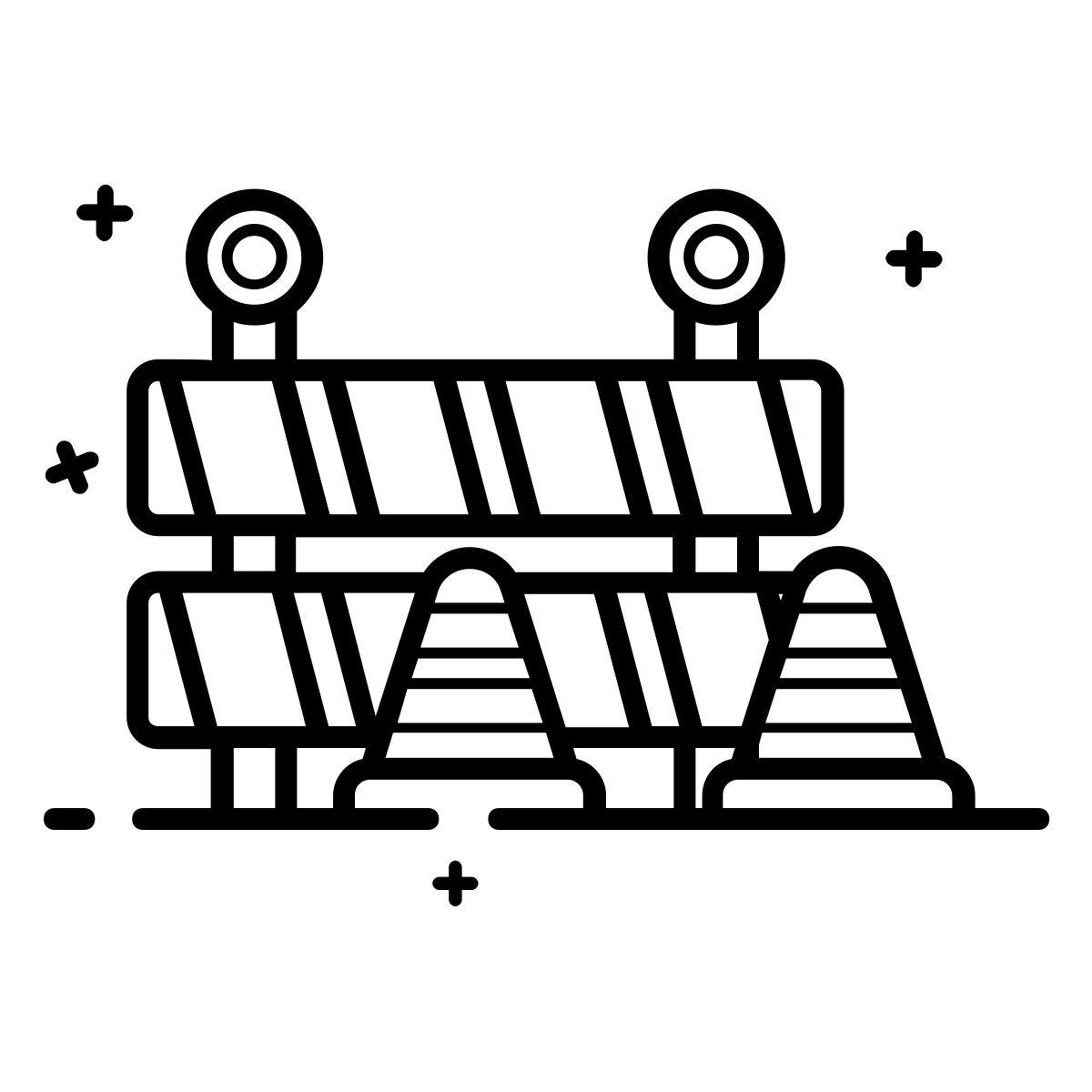 construction barrier icon