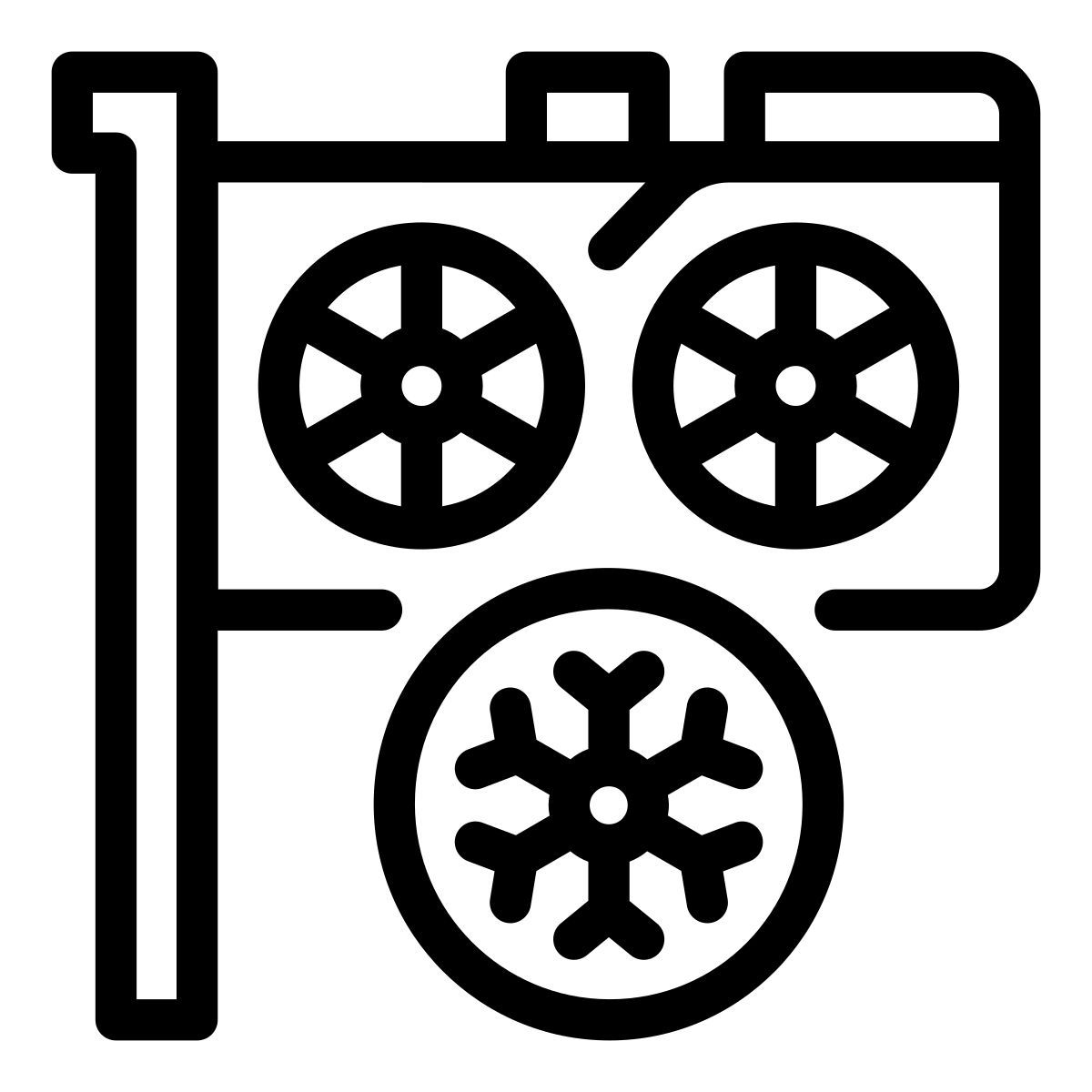 cooling fan icon