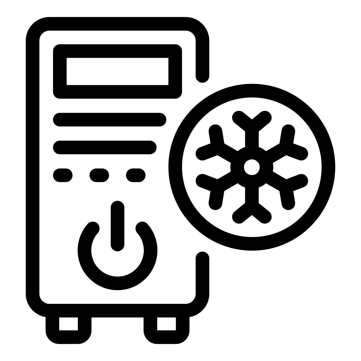 cooling fan icon