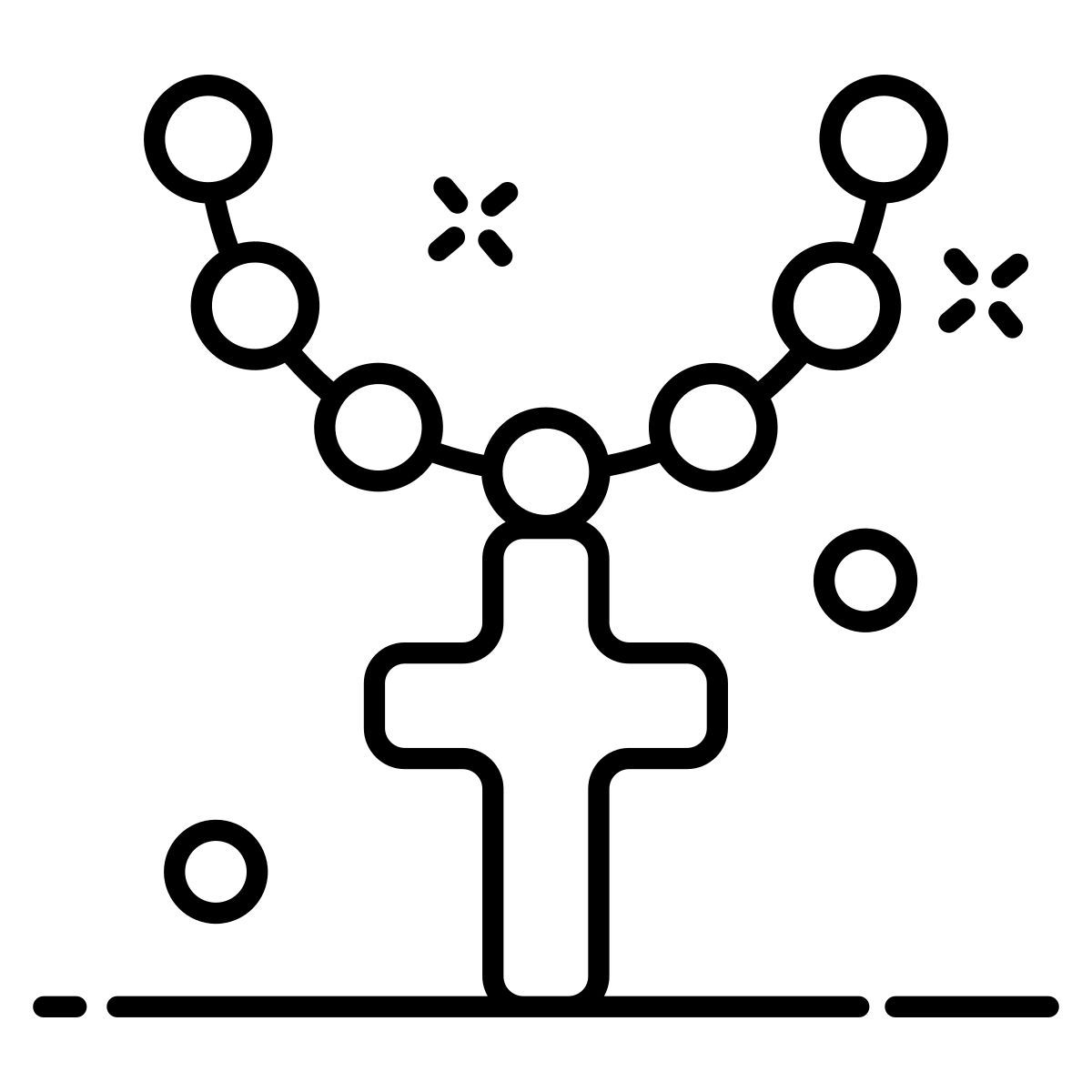 cross necklace icon