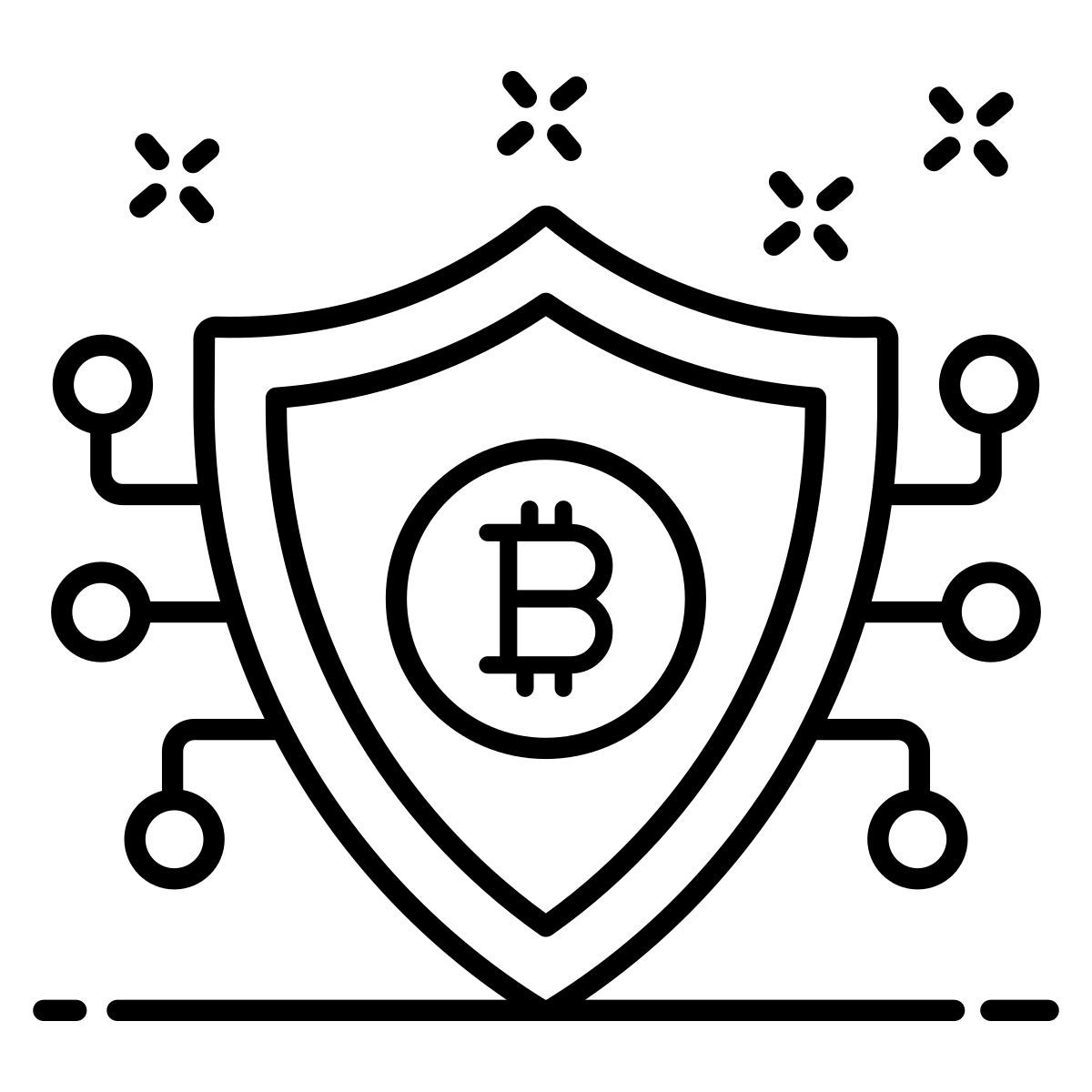 cryptocurrency network icon