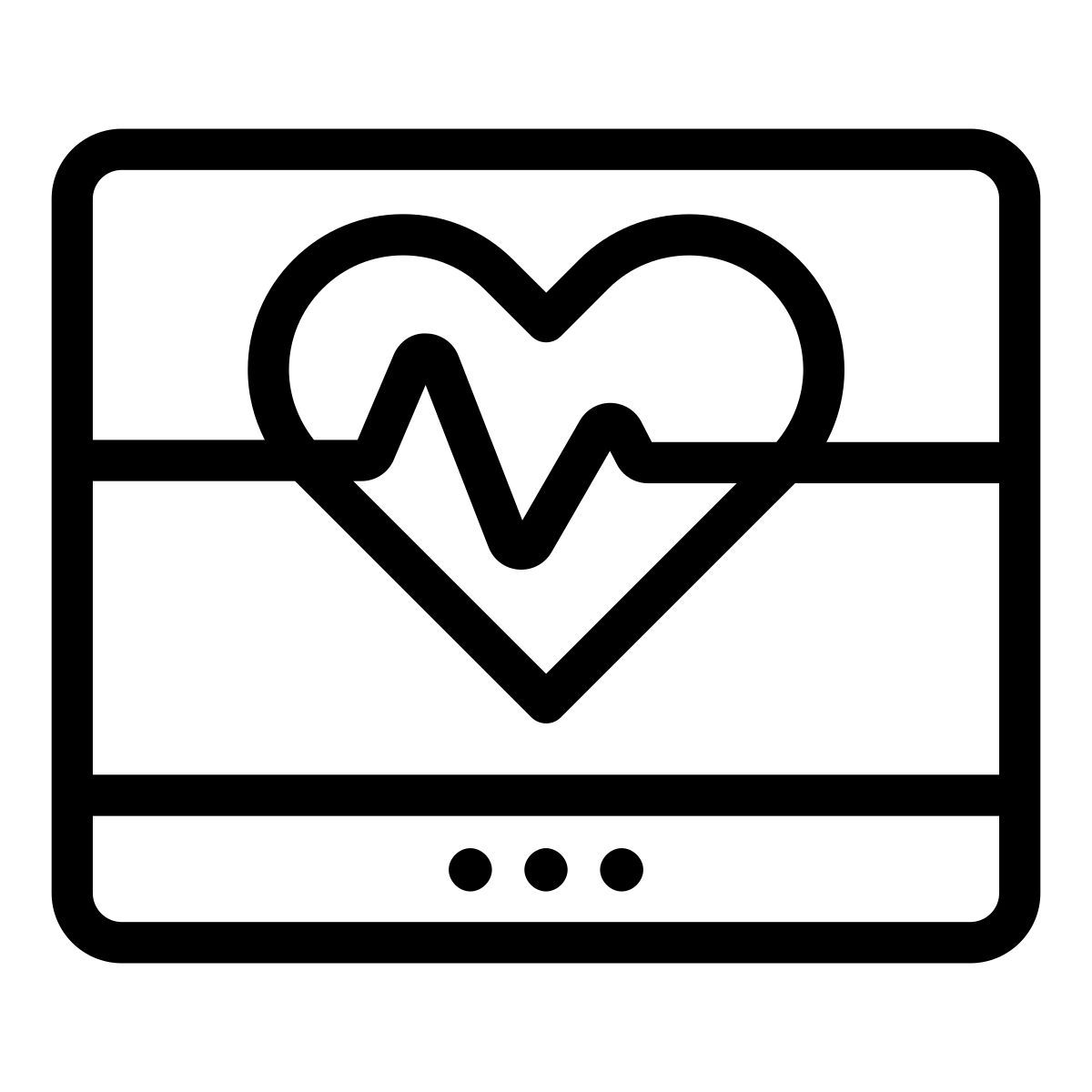 electrocardiogram icon