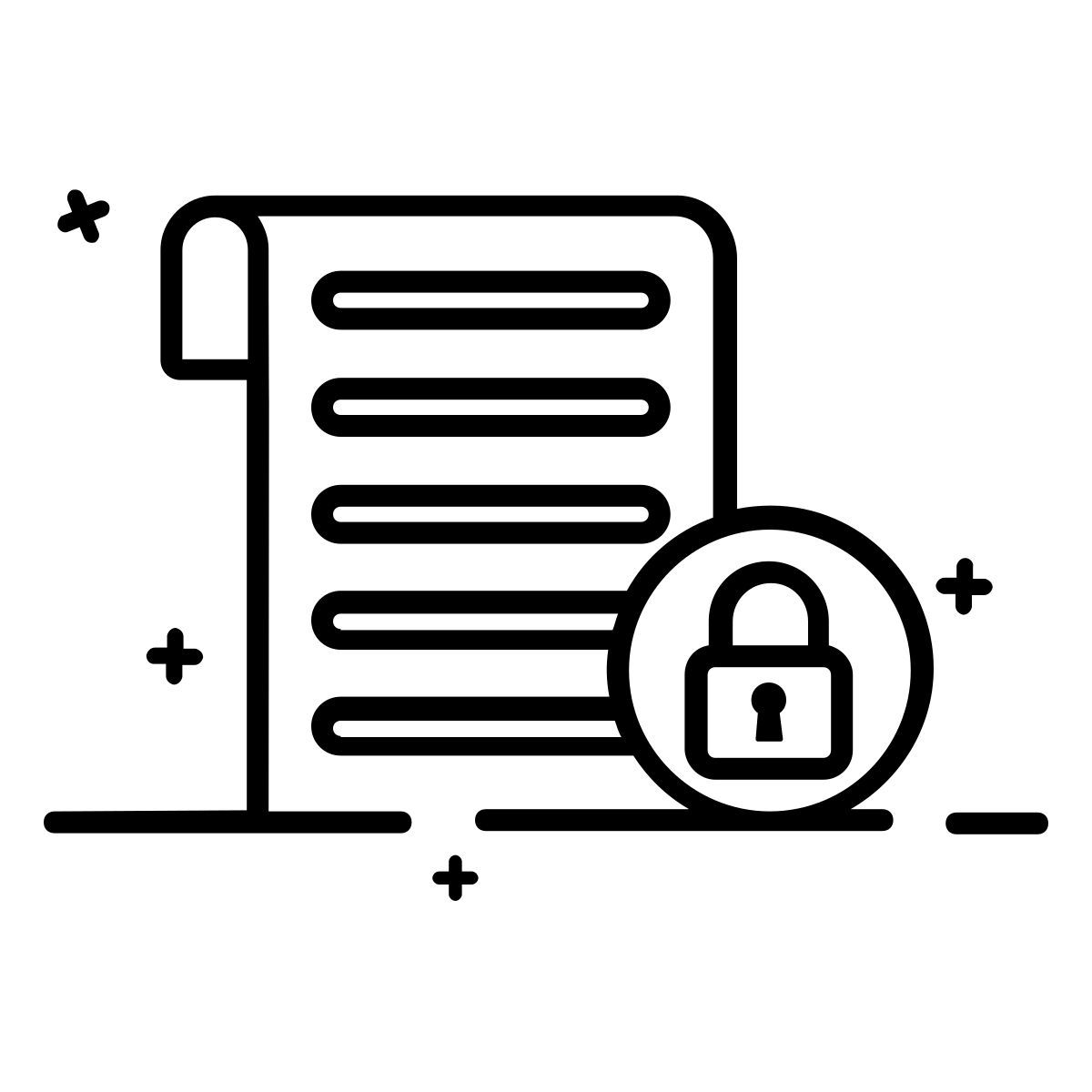 bloqueo de archivos icon