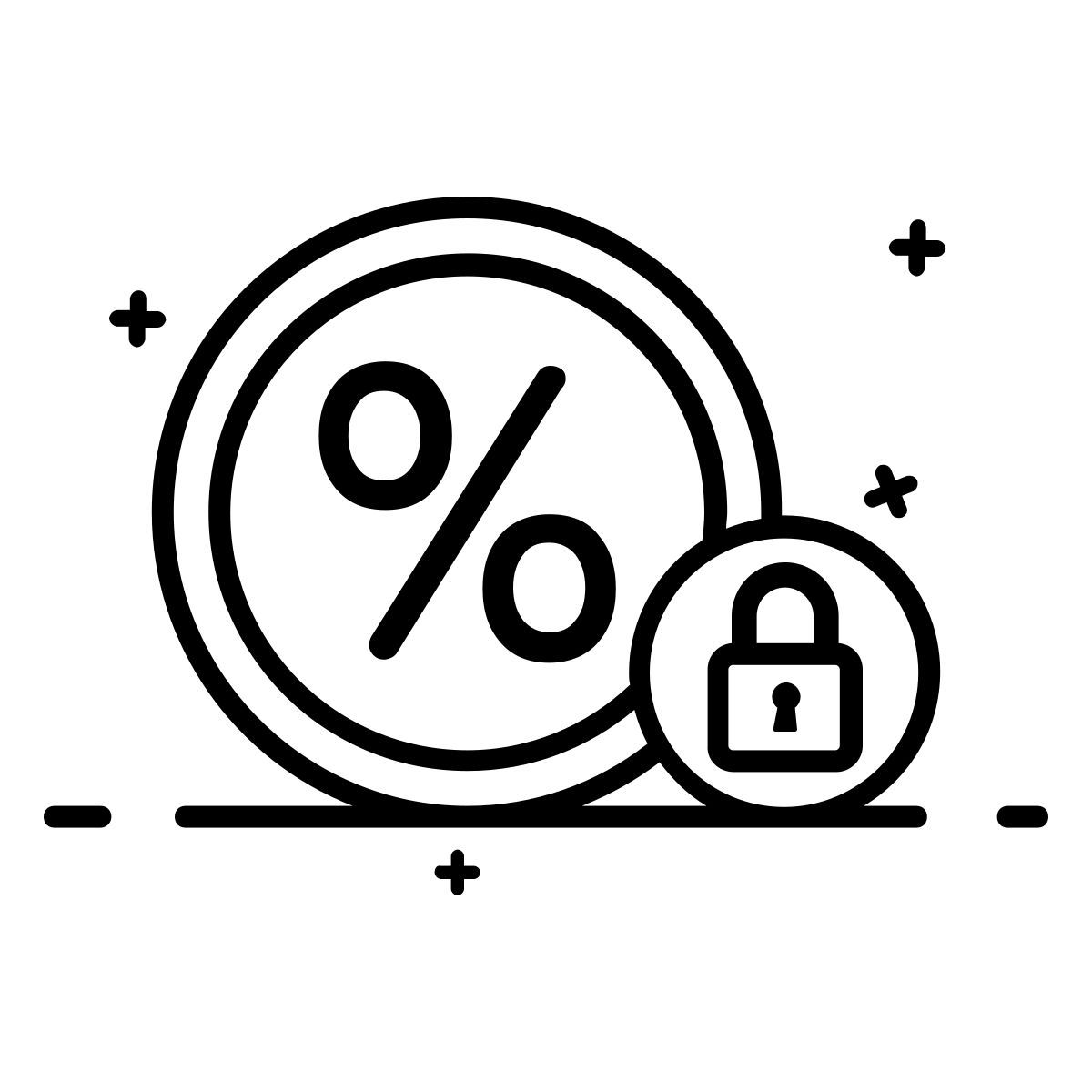 taux d'intérêt fixe icon