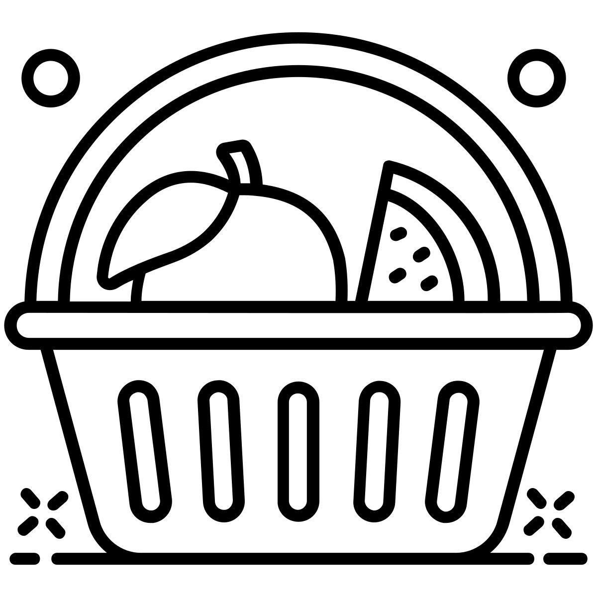 fruit basket icon