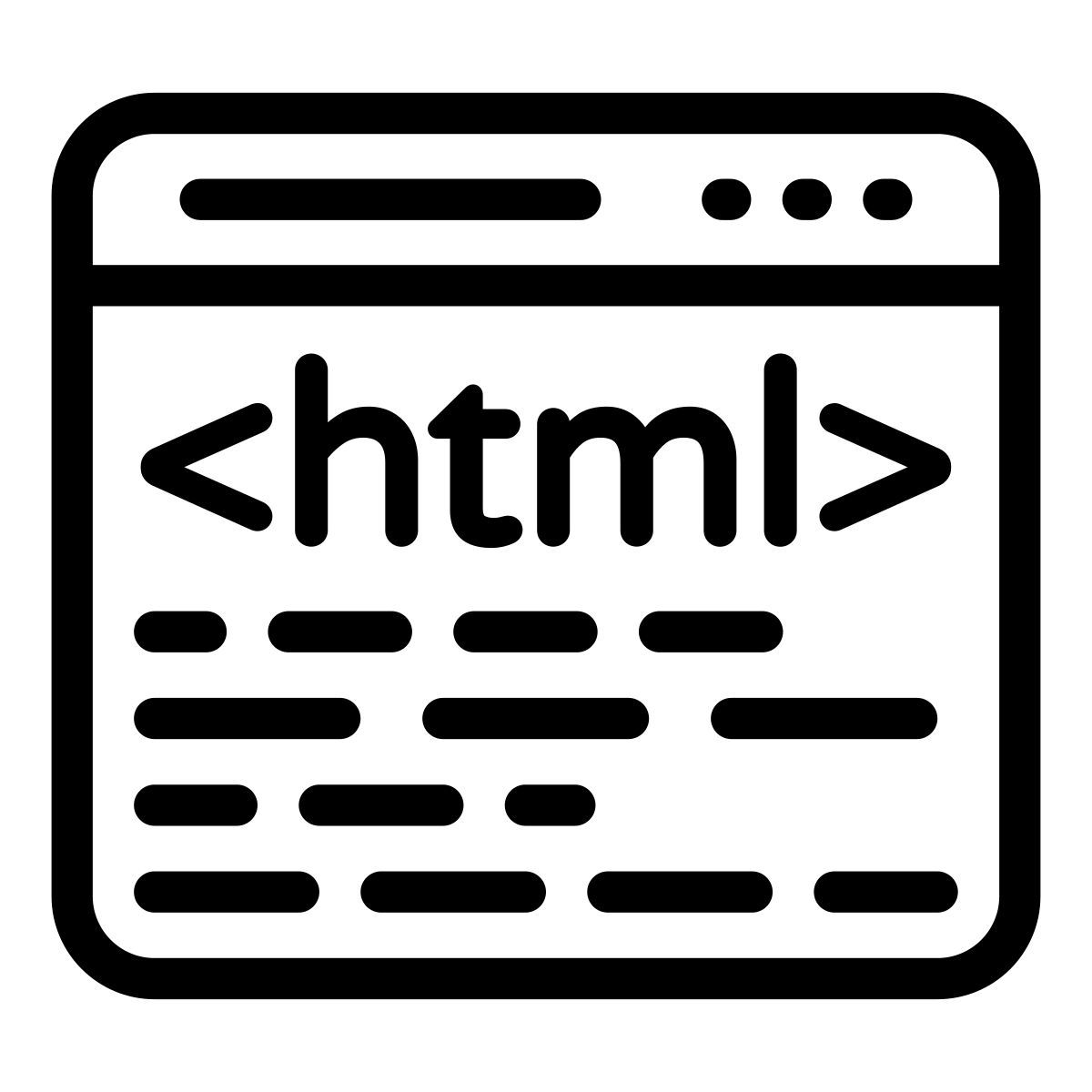 html icon