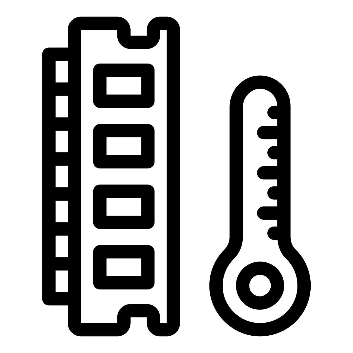 high temperature icon