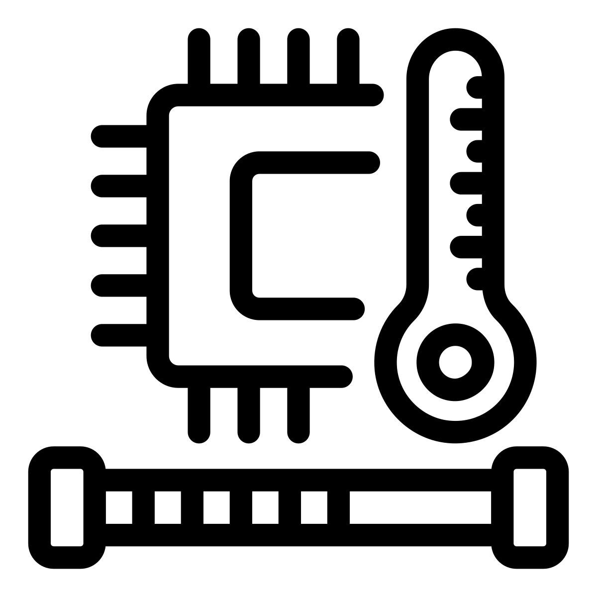 high temperature icon