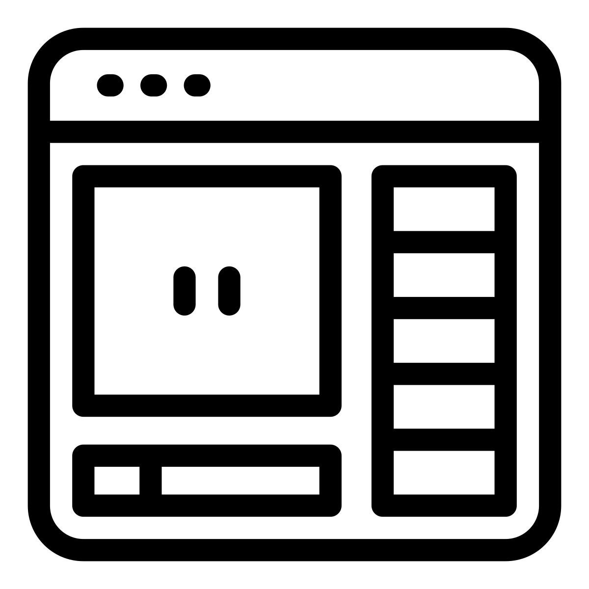 layout icon