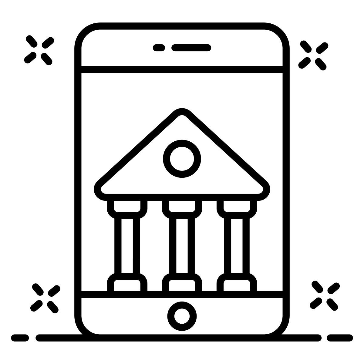 mobile banking icon