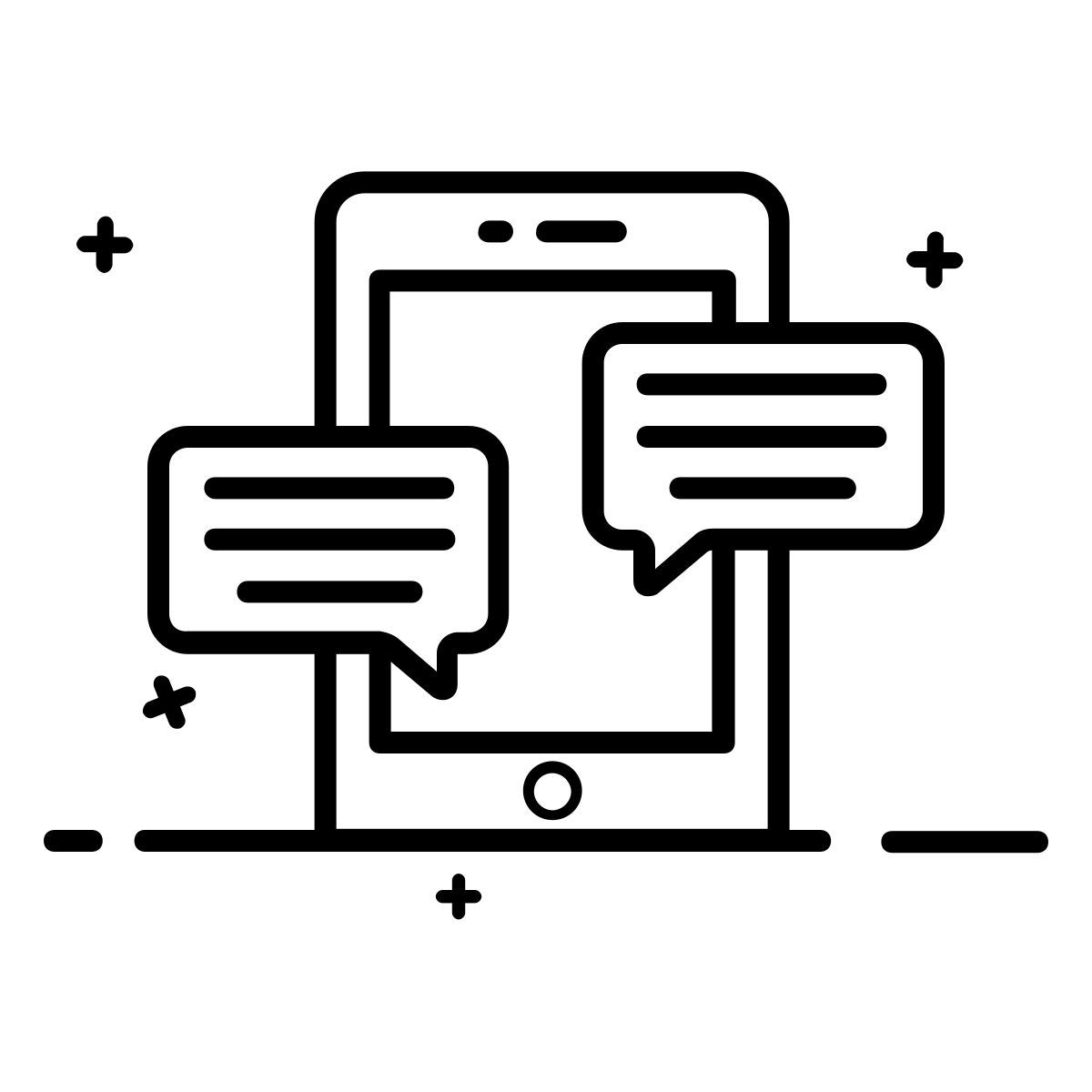 mobile massage icon