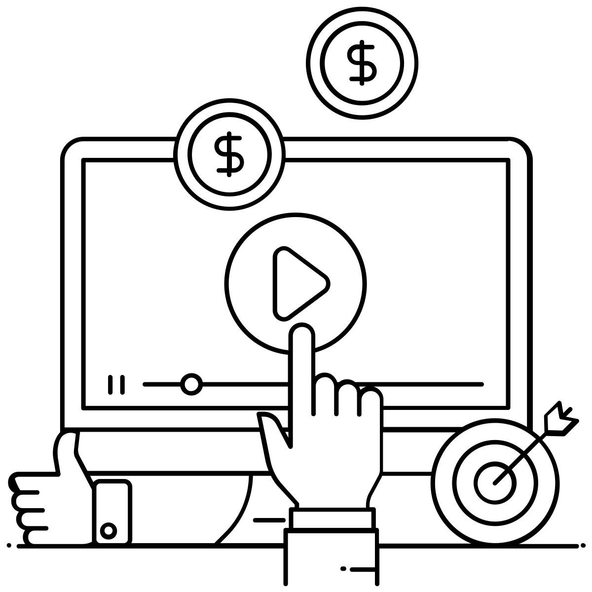 비디오 수익화 icon