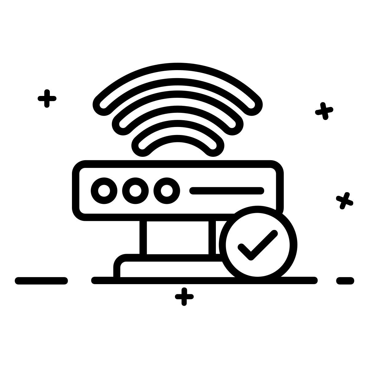 Envío de rayos infrarrojos icon