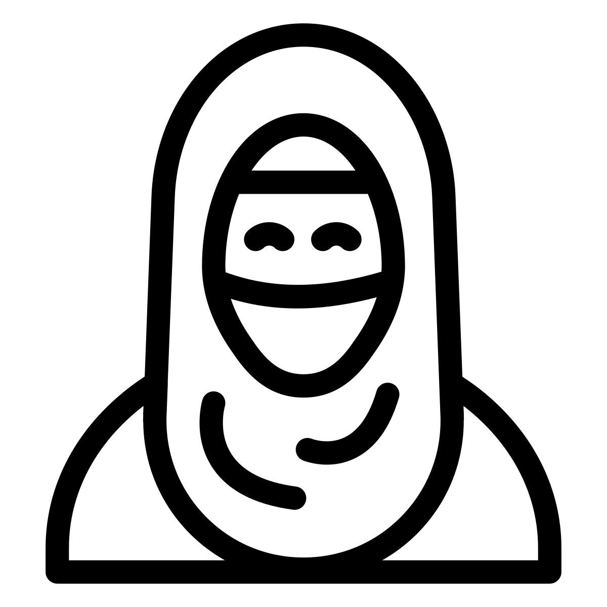 donna musulmana icon