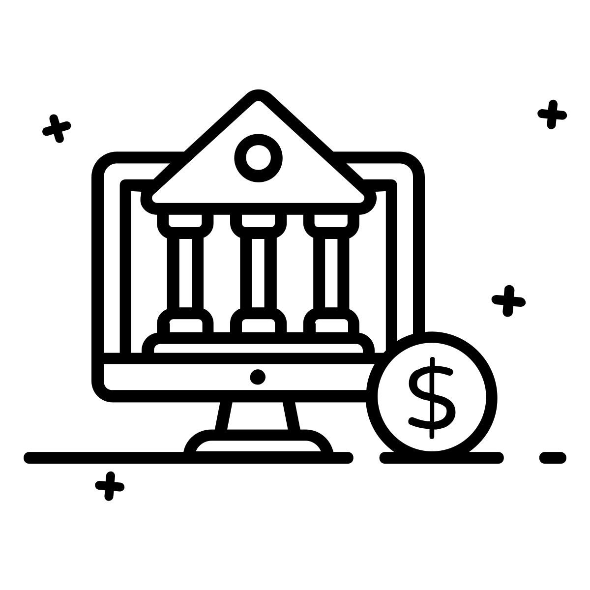 banco on line icon