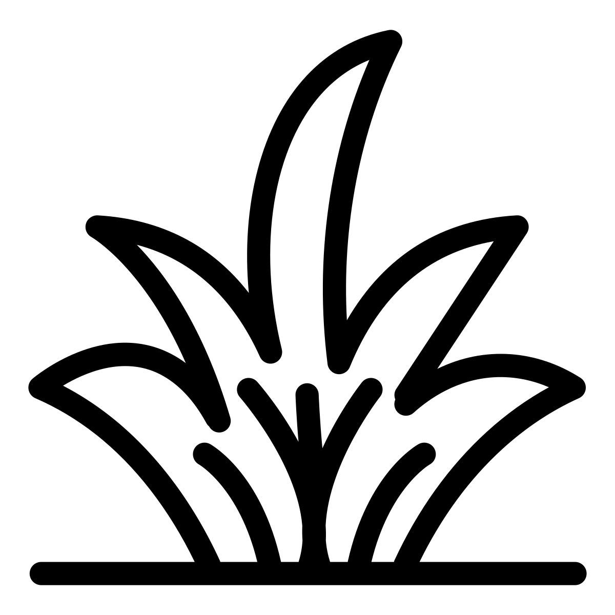 pflanze in der sonne icon