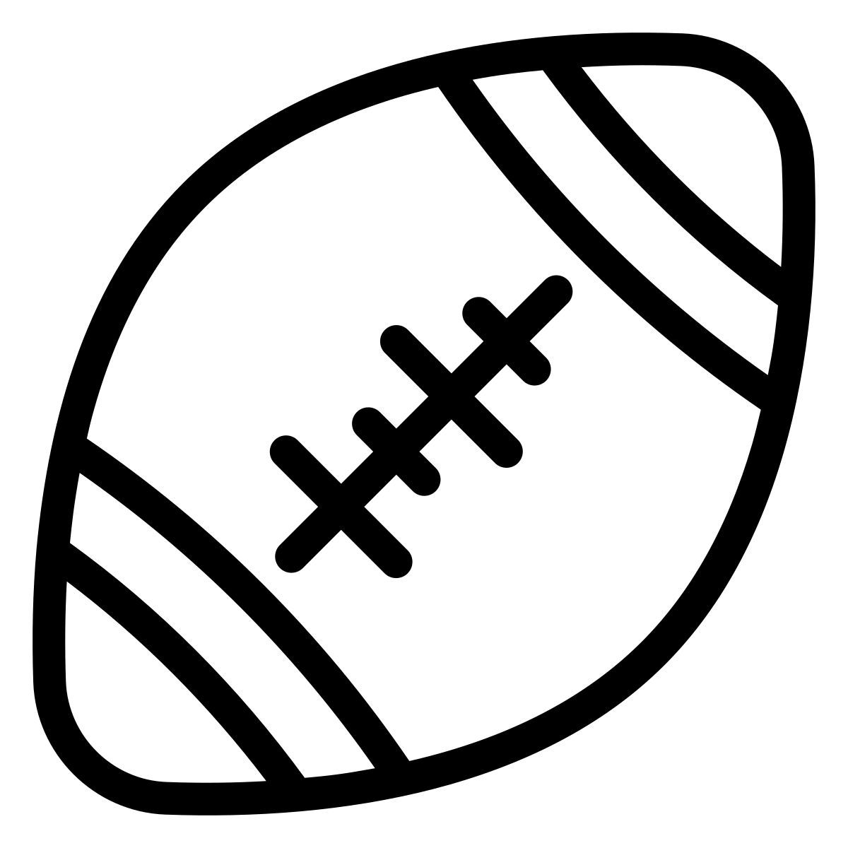 pallone da rugby icon