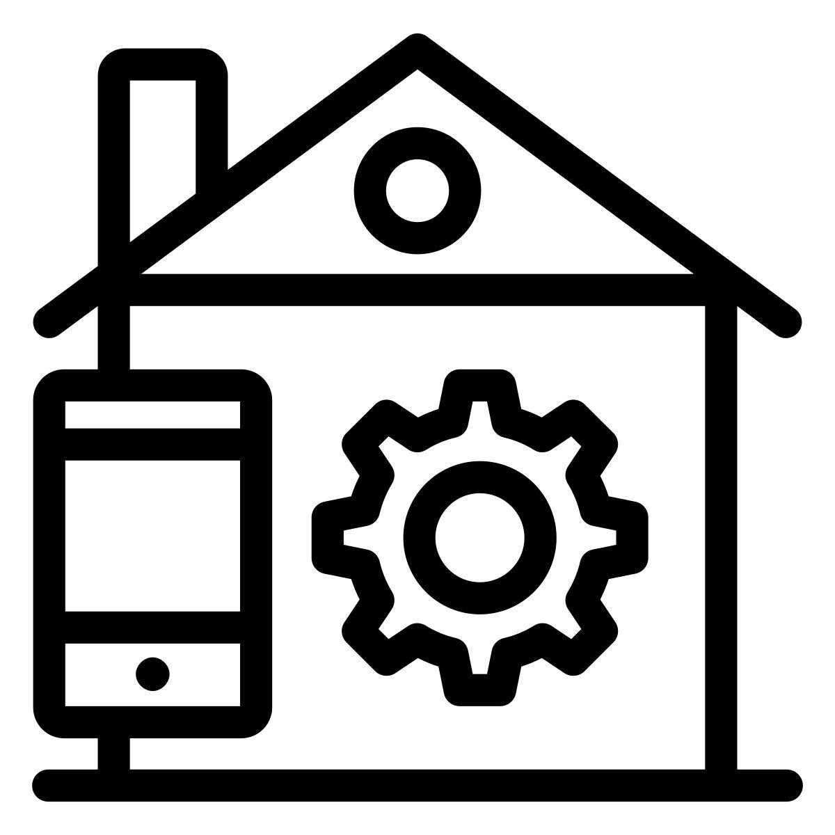 automação residencial inteligente icon