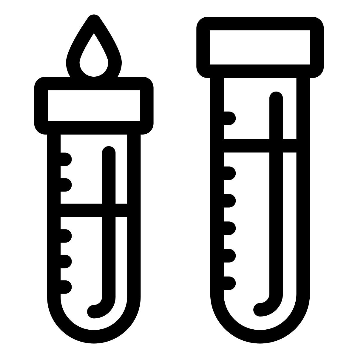 test tubes icon