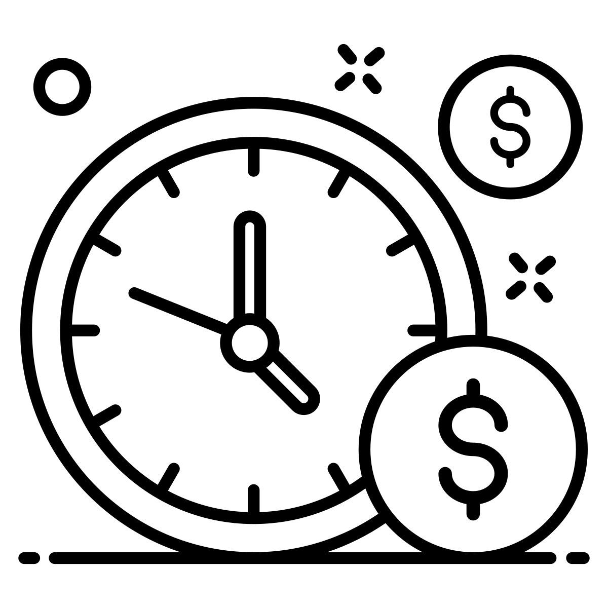time is money icon