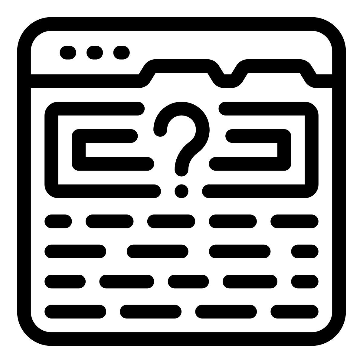 unknown icon