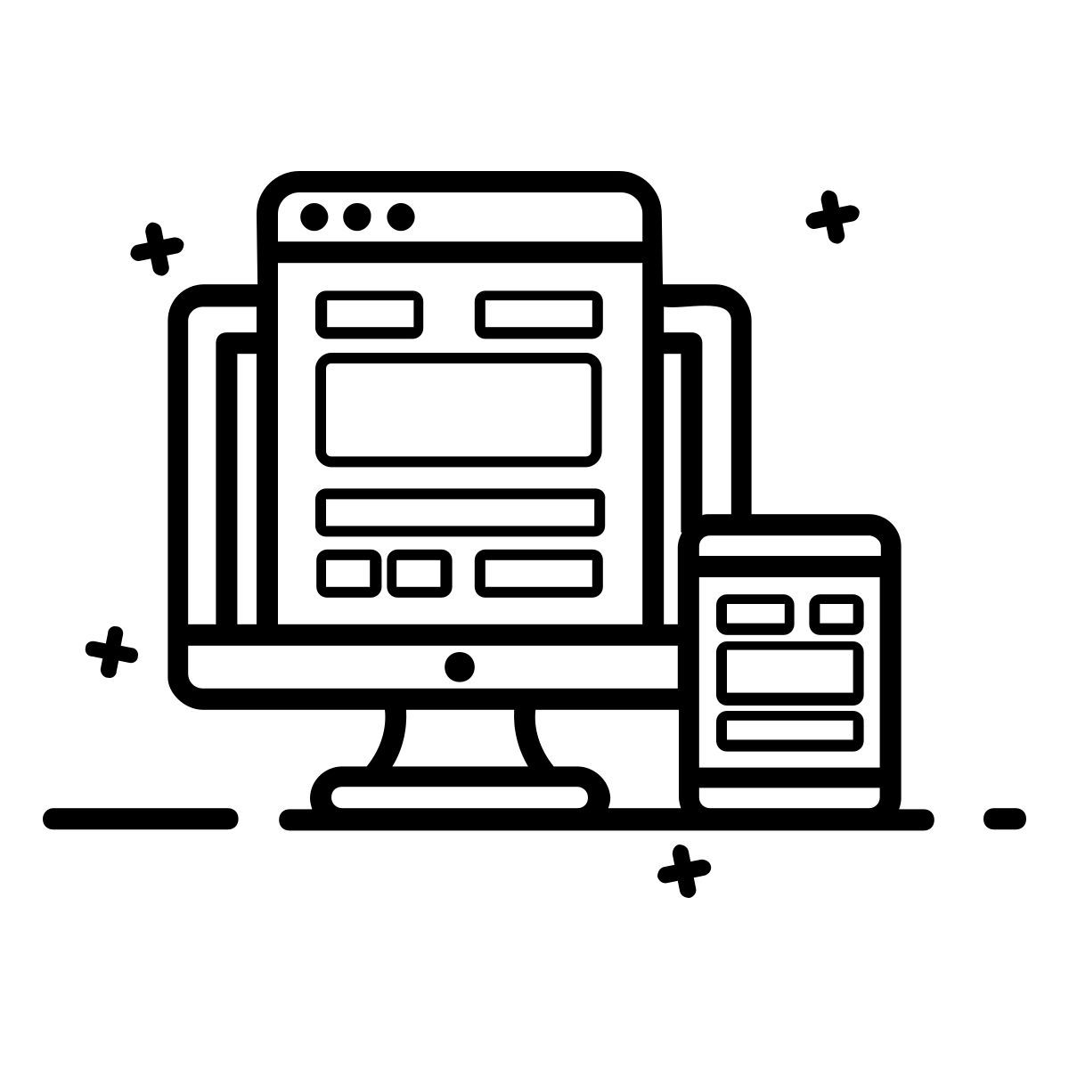 웹 디자인 icon