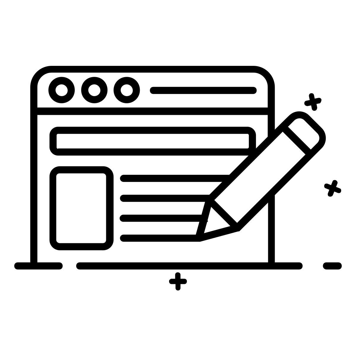 web layout icon